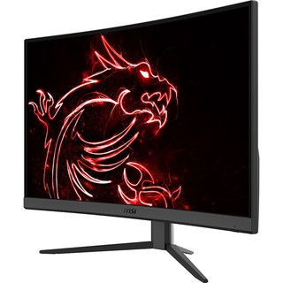 MSI 微星 黑龙 G27CQ4 27英寸 VA 曲面 FreeSync 显示器(2560×1440、165Hz、115%sRGB）