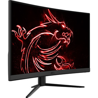 MSI 微星 黑龙 G27CQ4 27英寸 VA 曲面 FreeSync 显示器(2560×1440、165Hz、115%sRGB）