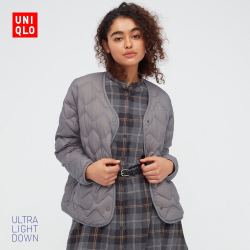 优衣库 女装 高级轻型羽绒休闲茄克 438258 UNIQLO