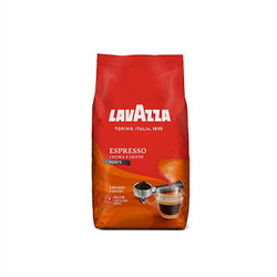 意大利Lavazza拉瓦萨进口意式浓缩金牌咖啡豆可现磨咖啡粉1kg原装
