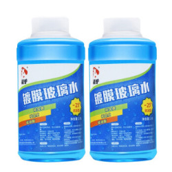 战驴 2升/2瓶装/-25℃汽车玻璃水雨刮水四季通用雨刷精雨刮精防冻玻璃清洁剂去油膜汽车用品