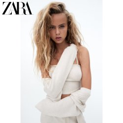 ZARA新款 柔软触感短上衣 01131807081