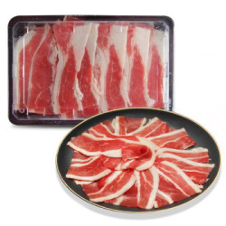 农夫好牛 澳洲谷饲原切肥牛片400g 牛肉片肥牛卷 烤肉烧烤 火锅食材生鲜 *5件