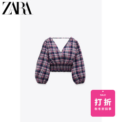 ZARA 女装 格子短上衣 07484154330