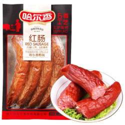 哈尔香 哈尔滨红肠 熟食 香肠 火腿肠 350g/袋 东北特产 开袋即食 *5件