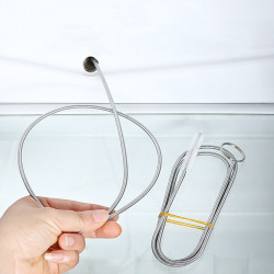 米良品 家用不锈钢冰箱疏通神器