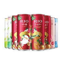 RIO锐澳微醺热红酒味冬季限定330ml*8罐5种口味洋酒鸡尾酒套装 *2件
