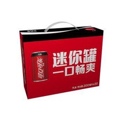 Coca-Cola 可口可乐 零度可乐 MINI CAN 200ML*20罐 *5件