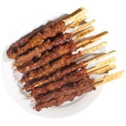 汇柒鲜 腌制牛肉串400g/袋(孜然味)烤箱适配国产烧烤食材油炸肉串内蒙古牛肉 *4件