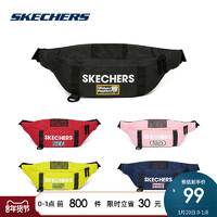 Skechers斯凯奇2021春季新品男女同款潮流运动休闲腰包单肩斜挎包