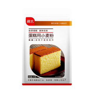 展艺 蛋糕用小麦粉1kg 低筋粉小麦粉烘焙原料 *2件