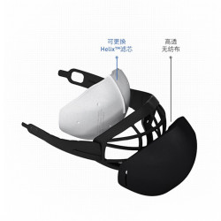 MEO 颈戴式防尘防雾霾PM2.5口罩 新西兰进口 单只装 M码