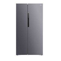 Midea 美的 BCD-606WKPZM(E) 变频风冷对开门冰箱 606L 银色