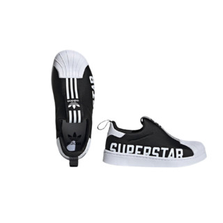 adidas 阿迪达斯 SUPERSTAR 360 X C 男童休闲运动鞋 EG3398 一号黑/白 33.5码