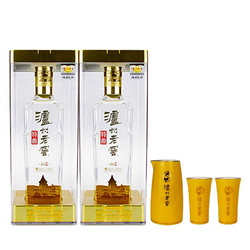 泸州老窖特曲晶彩礼盒52度浓香型白酒500ml2瓶