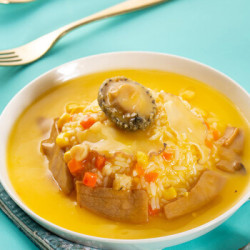 鲜味海鲜金汤鲍鱼捞汁加热即食220g盒4盒