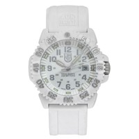 Luminox 白色海军海豹色标石英男士手表XS.3057.WO