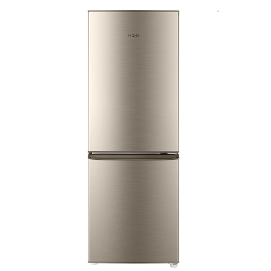 haier 海尔 bcd-180tmps 定频双门冰箱 180l 炫金拉丝