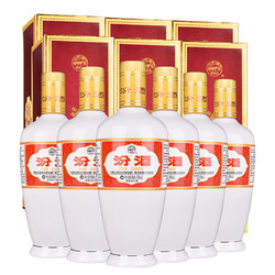 汾酒 杏花村白酒（出口型汾酒500mL) 53度白版.6瓶