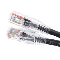 TP-LINK 普联 TL-EC5e00-1(黑) 超五类非屏蔽网络跳线 工程级CAT5e类网线 1米纯铜 黑色