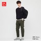 UNIQLO 429071 男装羊毛圆领针织衫