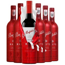 奔富麦克斯（Penfolds Max's）赫彩 赤霞珠干红葡萄酒 750ml*6瓶 整箱装 澳大利亚