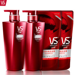 VS 沙宣 水润去屑洗护套装（500ml*2+补充装200ml*2）