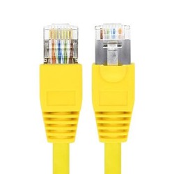 L-CUBIC 酷比客 超五类百兆网线 黄色 3米 5条装