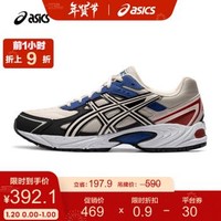 ASICS 亚瑟士2021春夏运动鞋复古休闲鞋男子跑步鞋 GEL-170TR 奶油色/黑色 41.5