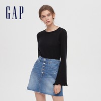 必买年货：Gap 盖璞 470390E 女装圆领纯棉内搭针织衫