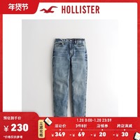 Hollister2020秋季新品加高高腰妈咪牛仔裤 女 307243-1 *3件