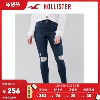 Hollister2020冬季新品加高高腰牛仔打底裤 女 307869-1 *3件