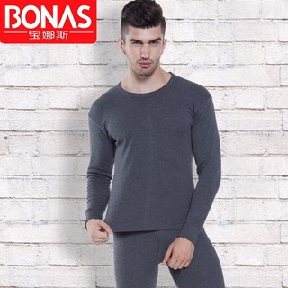 BONAS 宝娜斯 BNS-022 男士纯棉100%保暖内衣套装