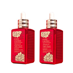 ESTEE LAUDER 雅诗兰黛 ESTĒE LAUDER 雅诗兰黛第七代小棕瓶精华100ml*2 新年鸿运花开限定版