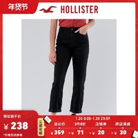 Hollister2020年秋季新品曲线款加高高腰妈咪牛仔裤 女 307401-1 *3件