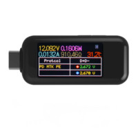 MagicFox 魔狐 CC01 USB-C彩屏电流电压测试表 黑色