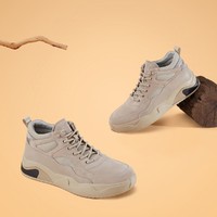 GXG | 男鞋2020新款高帮鞋男靴子复古工装鞋户外休闲靴马丁靴