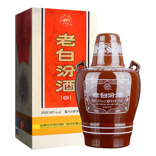 老白汾酒10 45%vol 清香型白酒 475ml 单瓶装