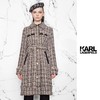 KARL LAGERFELD 卡尔·拉格斐 KLW20B0500310072 女士经典karl粗花呢大衣