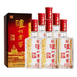 LUZHOULAOJIAO 泸州老窖 六年陈头曲/六年窖52度 浓香型白酒 整箱装 500ml*6瓶（新老包装随机发货）