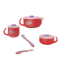 BabyCare 儿童鲸鱼餐具5件套 莱特玫