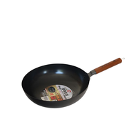 PEARL LIFE 珍珠生活 炼铁鎏光系列 GP-137 炒锅(30cm、不粘、无涂层、高纯铁)