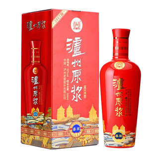 泸州老窖 泸州原浆 喜装 2017版 52%vol 浓香型白酒 500ml*6瓶 整箱装