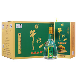 Niulanshan 牛栏山 白酒 浓香型 陈酿白酒（绿盒） 42度 500ml*6瓶 整箱装 （内含三个礼品袋）