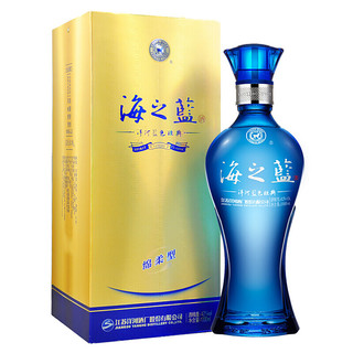 YANGHE 洋河 海之蓝 蓝色经典 42%vol 浓香型白酒 1000ml*2瓶 整箱装