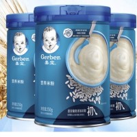 考拉海购黑卡会员：Gerber 嘉宝 婴幼儿原味高铁营养米粉 3罐 250g