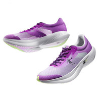 QIAODAN 乔丹 巭PRO 飞影 BM23200299 男子跑鞋 飞影紫/闪亮绿 43