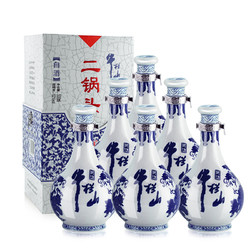 Niulanshan 牛欄山 白酒清香型二鍋頭青花瓷52度500ml*6瓶整箱裝（內含3禮袋）