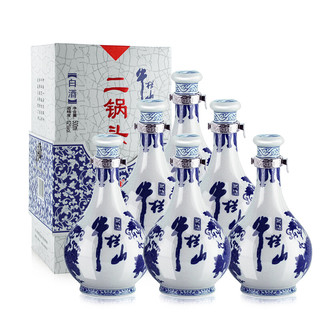 88VIP：牛栏山 白酒清香型二锅头青花瓷52度500ml*6瓶整箱装（内含3礼袋）