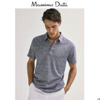 Massimo Dutti   00756357401 男士亚麻短袖